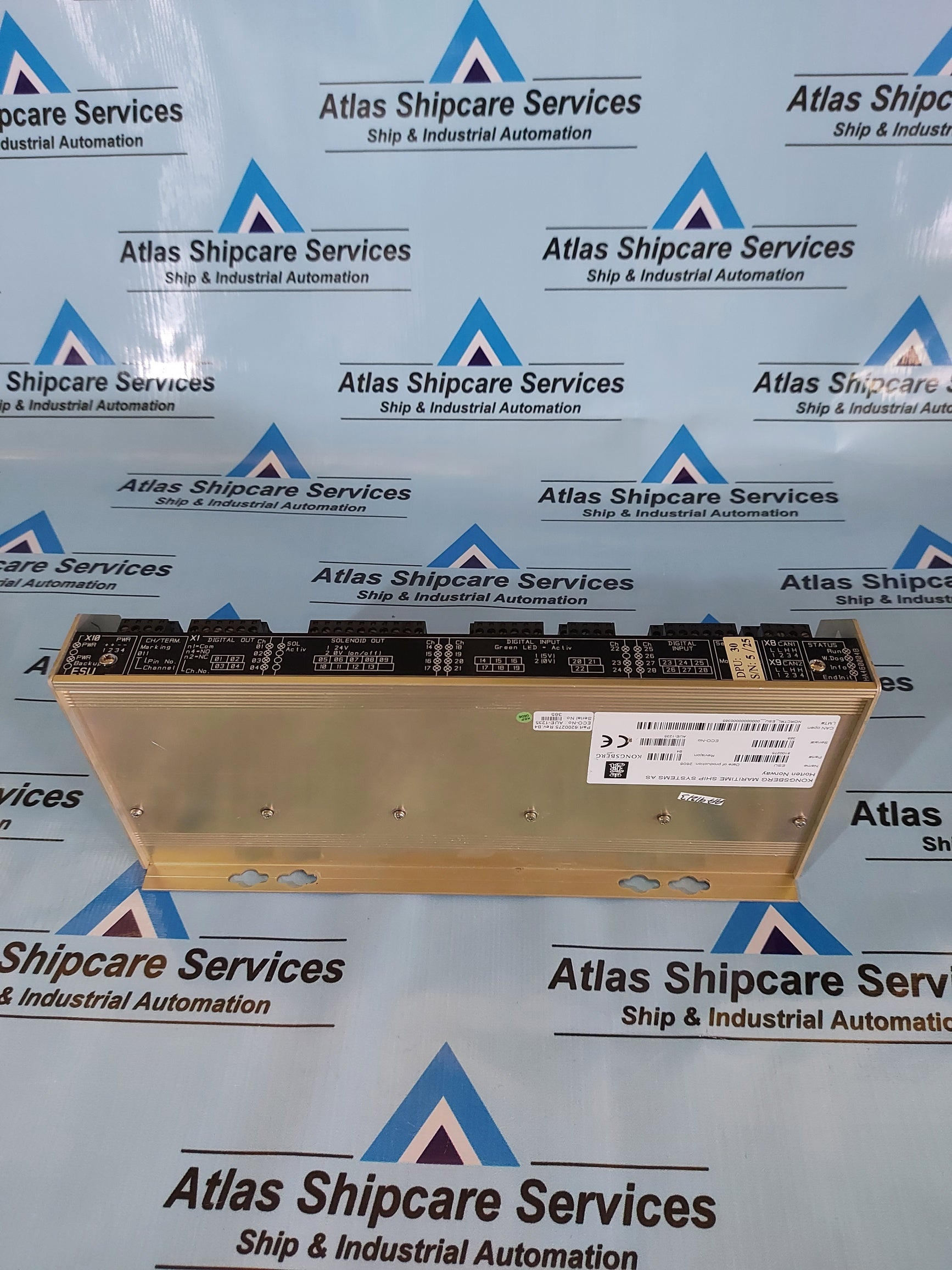 KONGSBERG ESU 8100275 ENGINE SAFETY UNIT REV.B4